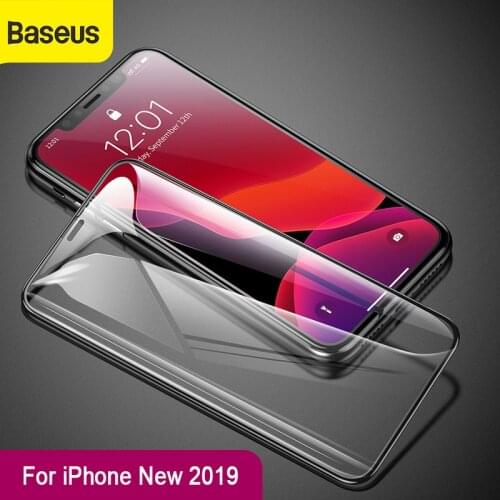 Baseus 0.3mm Full Cover Screen Protector For iPhone 11 Pro Max Protective Film Tempered Film For iPhone 11 Pro Max Glass 2 Piece