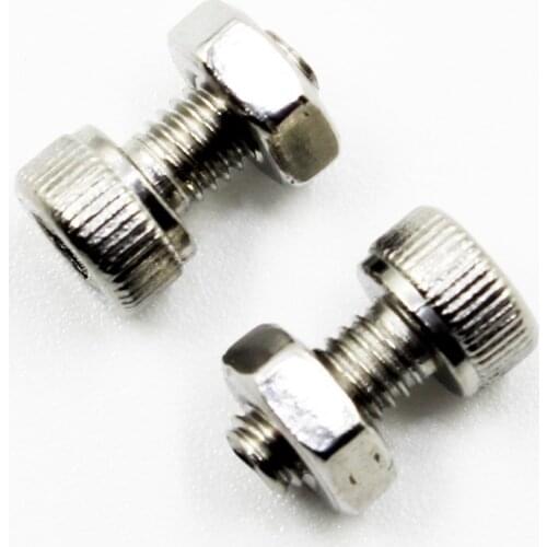 20pcs M3 x 6mm A2-70 304 DIN912 Stainless Steel Allen Hex Head Socket Cap Screw Bolt With Nuts
