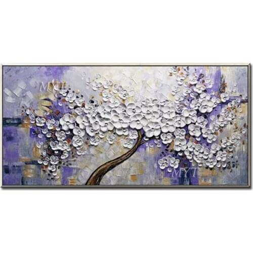 Large 3D canvas painting in living room, bedroom, dining room, no frame, hand-painted oil painting, on canvas