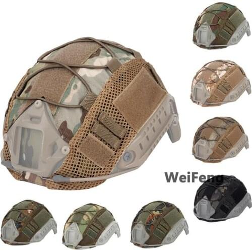 Tactical Helmet Cover for MH PJ BJ Ops-Core FAST Type Helmet CS Wargame Paintball Army Military Helmet Cover Hunting Accessories