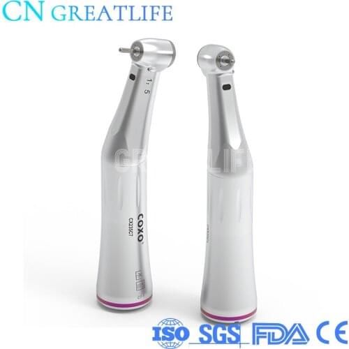 COXO CX235 C7-2 Push Button 1:5 Speed Increase Contra Angle Dental Handpiece Low Speed Contra Angle Low Speed for Implant