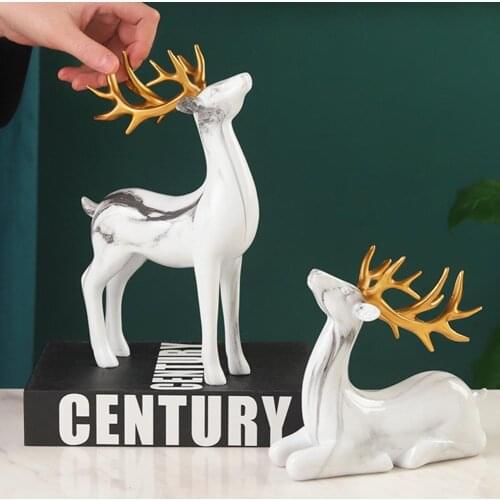 2Pcs Display Mold Cartoon Animal Design Decorative Desktop Ornament Creative Resin Miniature Animal For Home Shop Office