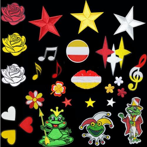Netherland Carnival Noord-Brabant Flag Frog Beer Patches for Clothing Iron on Embroidered Sew Applique Patch Badge