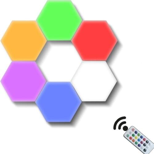 Second generation Quantum lamp led modular touch sensitive lighting Hexagonal LED Panel Light magnetic Helios Touch Lampara