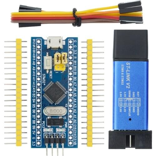 STM32F103C8T6 ARM STM32 Minimum System Development Board Module For Arduino ST-Link V2 Stlink V2 Mini STM8 Simulator Download