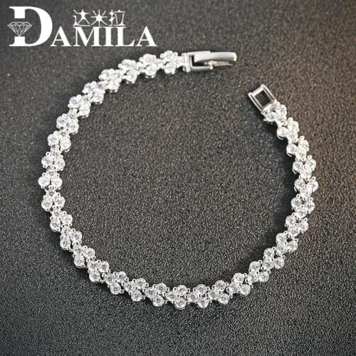 Fashion 100% genuine 925 Sterling Silver bracelets for women Jewelry S925 silver simple bracelets pulseras plata de ley 925