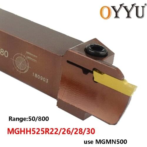 Original Spring Steel Turning Tools MGHH525R22-50/80 MGHH525R28-160/400 MGHH525 R22 MGHH 525 Grooving Lathe Cutter use MGMN500