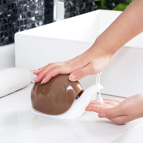 120ml Portable Cartoon Snail Shape Press Type Liquid Soap Dispenser Shower Shampoo Bottles Bathroom Shampoo Lotion Bottle