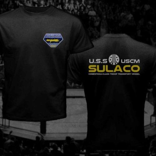 Alien Inspired Movie Shirt Uscm Uss Sulaco Nostromo Wayland Yutani 2020New Brand High Quality for Man Better Crazy T Shirts