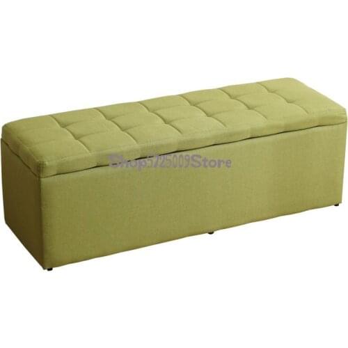 No Need To Install Shoes Changing Stool Cloakroom Stool Cloth Art Shoes Cabinet Long Strip Storage Stool Dressing Room Rest Benc