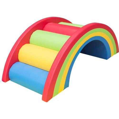YLWCNN Customized Soft Rainbow Arch Bridge Kids Soft Play Toys,Baby Soft Play Set Indoor Playground Equipment YLWS23