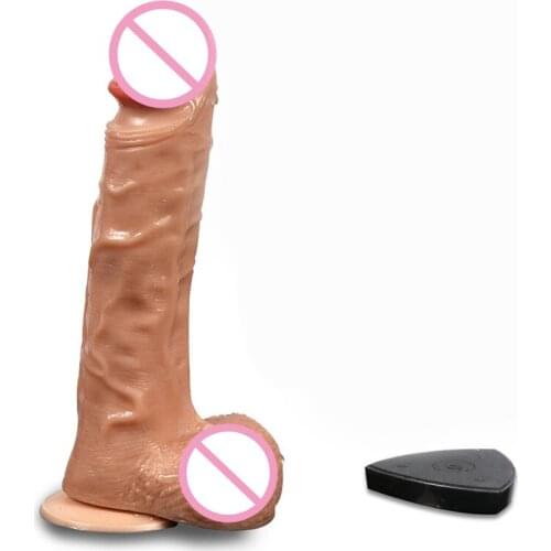 20 Frequency Silicone Big Realistic Penis Dildo Vibrator Wireless Remote Pussy Dildo Vibrators Sex Toys Masturbator for Woman