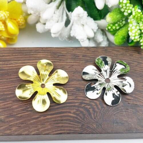 20pcs 21mm Filigree flower Wraps Metal Charms For Embellishment Scrapbook DIY Jewelry Metal Craft Wraps