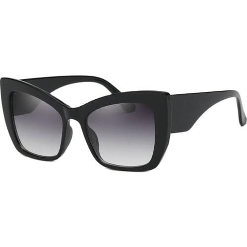 2021 Fashion Cat Eye Sunglasses Women Vintage Square Sun Glasses Sexy Punk Gradient Lens Spectacle Outdoor Gafas for Men Lunette