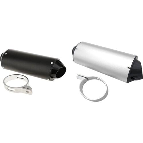 38Mm Universal Motorcycle Exhaust Muffler Pipe Noise Sound Eliminator Clamp Kit for For 125Cc 150Cc 160Cc Dirt Pit Bike Atv for