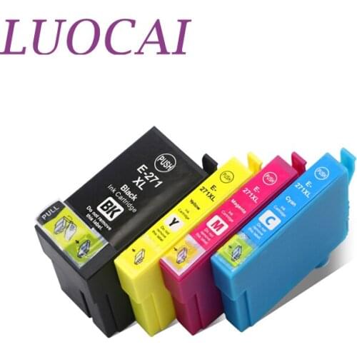 4pcs T2711 High Capacity Compatible Ink Cartridge for Epson WorkForce WF-7110 7610 7620 3620 3620 3640 printer