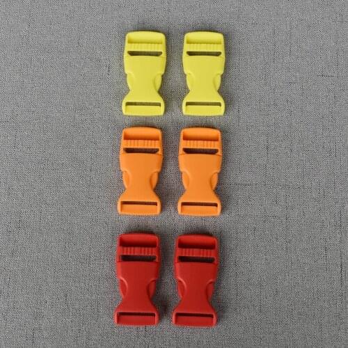5 Pcs/Lot 20mm 25mm Plastic Release Buckle Strap For Bag Dog Collar Necklace Bracelet Paracord Sewing Accessory