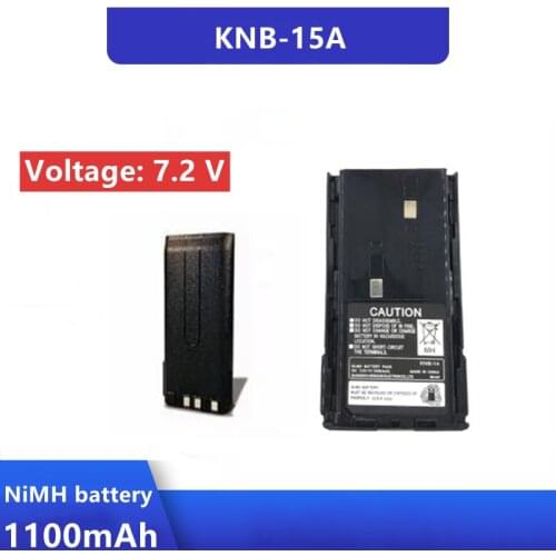 7.2V 1100 Mah Ni-Cd KNB-15A Radio Batterij Voor Kenwood TK-260G TK-360G TK-372G TK-2100 Tk-278 2107New Walkie Talkie