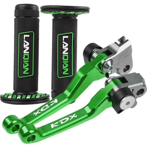 CNC Brake Clutch Levers Dirt Bike Pivot Handle For KAWASAKI KDX125SR 1990 1991 1992 1993 1994 1995 1996 1997 1998 1999 KDX 125SR