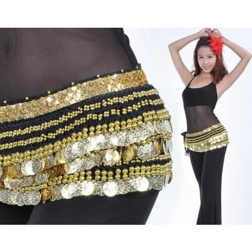 Bellydance Cotton Dance 2021 Fashionable Hot Style Product Pesetas Aggravating Waist Chain, Original Dancing Belt Chain 338 coin