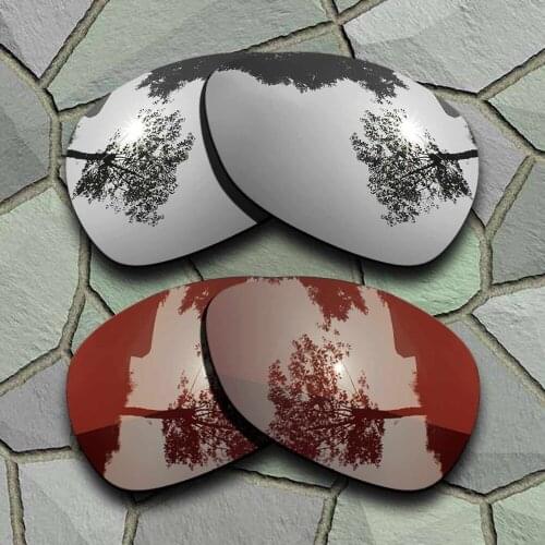 Chrome&Bronze Brown Sunglasses Polarized Replacement Lenses for Oakley Crosshair 2012