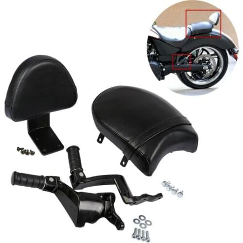Motorcycle Rear Backrest Seat Passenger Foot Peg Mount For Victory Vegas Kingpin Boardwalk