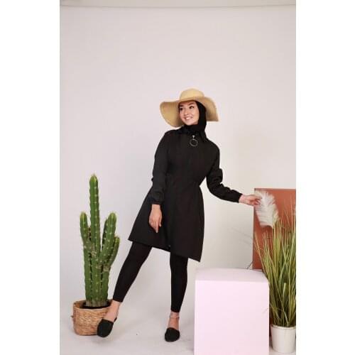Hijab Swimwear Extra Long Sleeve Burkini Muslim Islamic Swimsuit Fashion Turkey Women Pool Beach
