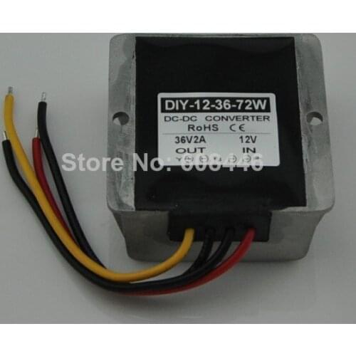 DC 12V(10-20V) Step up to 36V 2A 72W DC Converter Module power adaptor Regulator