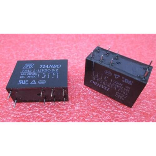 NEW relay TRA2 L-12VDC-S-Z TRA2L-12VDC-S-Z TRA2-L-12VDC-S-Z TRA2-L-12VDC TRA2L-12VDC DC12V 12VDC 12V 16A TIANBO DIP8