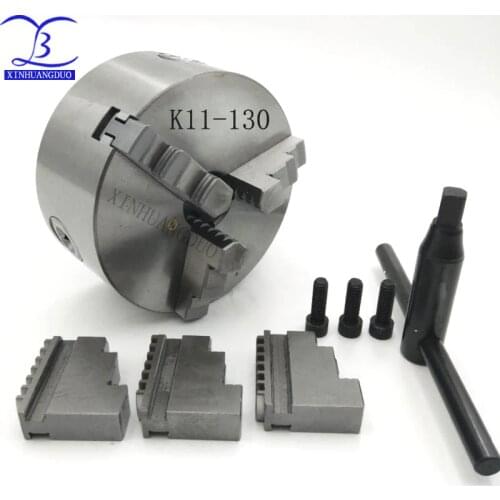 K11-130 3 jaw chuck/130MM manual lathe chuck/3-Jaw Self-centering HardenedSteel Chuck