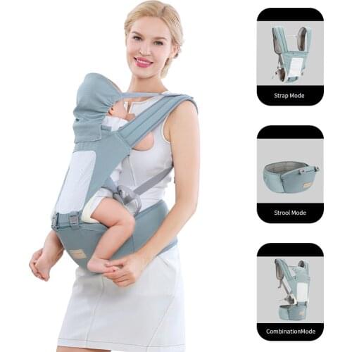 Insular Ergonomic Baby Carrier Kangaroo Infant Carriers Hipseat Tool Baby Holder Sling Wrap Backpacks Baby Travel Activity Gear