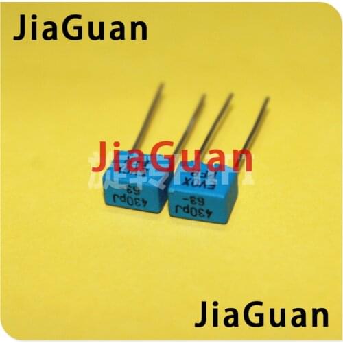 20PCS NEW EVOX PFR5 430PF 63V P5MM MKP 431/63V film EVOX-RIFA PFR 431 430pf/63v 0.43nf 0.00043UF