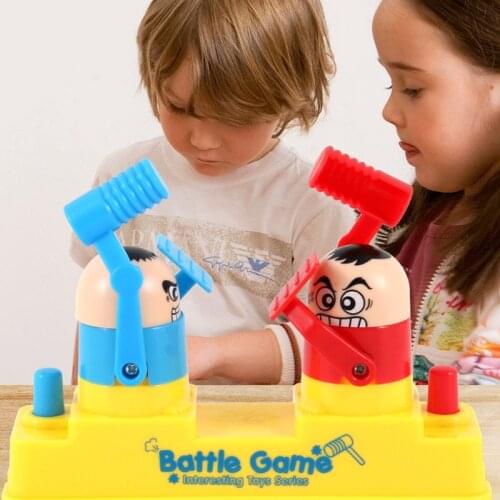 Prank Trick Stress Reduction And Fidget Toy Novelty Toy Wacky Toys Two-player Battle Toy Head Game Toy Parent-child Interactive