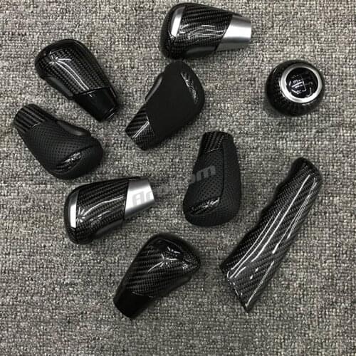 Carbon Fiber Shift Knob Gear Lever Gear Head Handball Gear Shift Head Modification For Mazda 3 Axela 6 Cx-5 Cx-3 Atenza