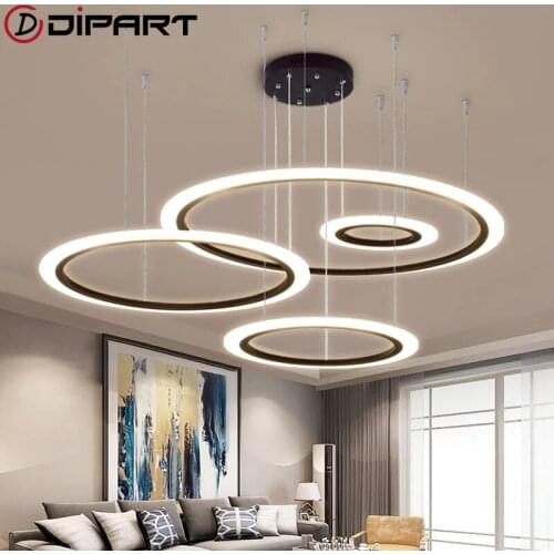 Modern Led Ceiling lights For Living Room Bedroom Study Room Home Deco Modern White/Brown suspend Nordic Ceiling Lamp