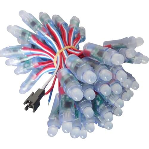 500 Pcs DC5V 12mm Full Color WS2811 RGB Pixel LED Module Light Great for decoration advertising lights Waterproof IP67