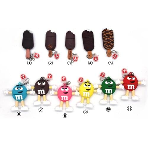Ice cream pendrive usb stick cute Usb memory Usb flash drive pen drive 4gb 8gb 16gb 32gb 64gb 128gb Flash disk device gifts