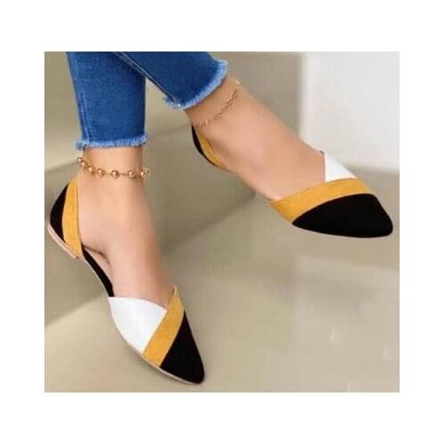 New Arrival Women Flats Beautiful and Fashion Summer Shoes Flat Ballerina Comfortable Casual Female Flats Shoes size 43