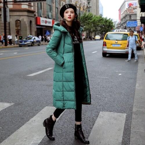Winter Clothes Women Warm Hooded Jackets Famale Thicken Plus Size 6xl Parkas Woman Slim Korean Overcoats Manteau Femme SQQ210