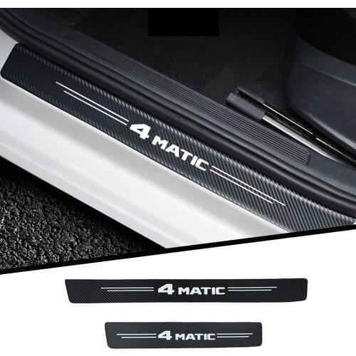 4Pcs Car sticker Interior decoration of the car door For Mercedes Benz 4MATIC Accessories
