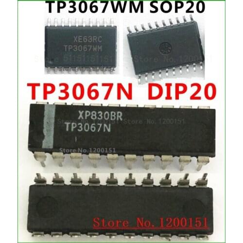 5pcs/lot TP3067WM SOP20 TP3067N DIP20 TP3057WM SOP16 TP3057N DIP16 TP5088WM SOP14 TP5088N DIP14
