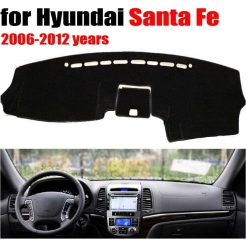 Free shipping!!! Car dashboard covers mat for Hyundai Santa Fe 2006-2012 years Left hand drive