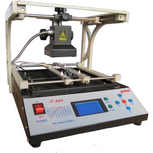 Free shipping New Arrival BGA Rework Station T-890 IRDA Soldering Welder T890 Infrared SMT SMD IRDA BGA Welder T 890