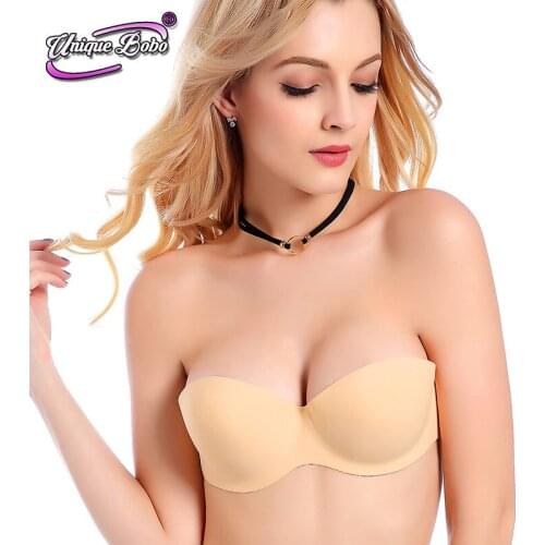 Free shipping Women Bra Sticky Side Bra Push Up Bra Adhesive Strapless Bra for wedding party