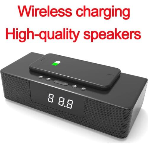 Bluetooth Outdoor home theatre Speaker Portable Super Bass Wireless Loudspeaker 3D Stereo Music Surround With wireless charging