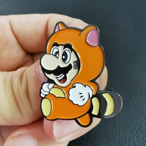Raccoon Brooch In some games, after grabbing a Super Leaf, He transforms into Raccoon