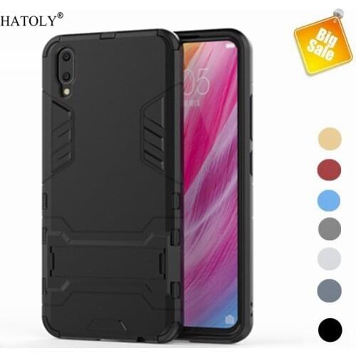 For Vivo V11 Case Cover Shockproof Bumper Robot Holder Stand Armor Hard Back Cover For Vivo V11 Pro Phone Case For Vivo V11 Pro
