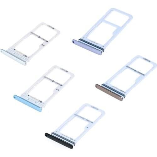 Dual sim card holder slot tray for galaxy s8 s8+ SIM Card Slot SD Card Tray Holder Adapter