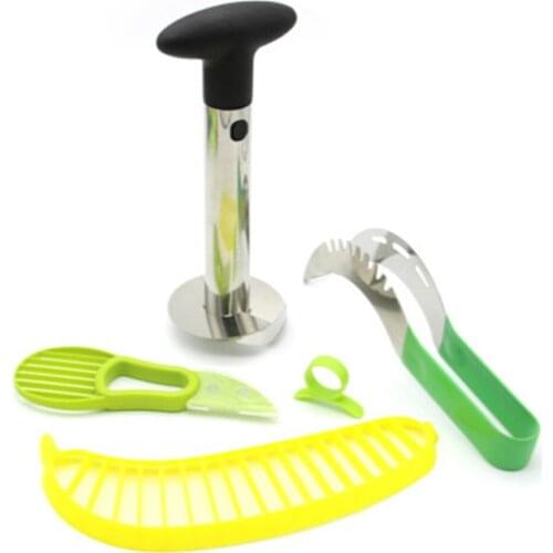FAROOT Household Fruit Tool Five-Piece Kitchen Tool Stainless Steel Fruit Pineapple Peeler Watermelon Knife Orange Tool