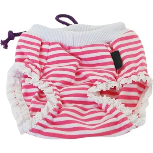 Pet Dog Physiological Pants Sanitary Pants Diaper for Puppy Female Lovely Underwear For Girl Dog Cat #E